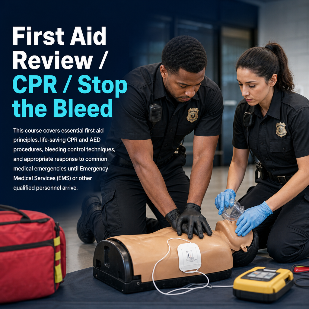 First Aid Review / CPR / Stop the Bleed