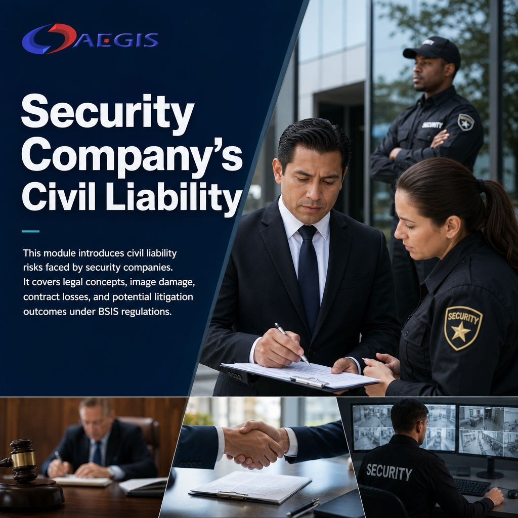 9G Security Company's Civil Liability