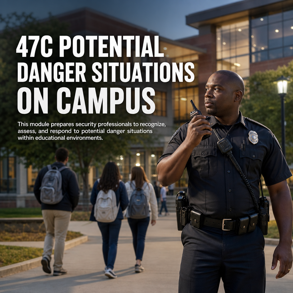 47C Potential Danger Situations on Campus