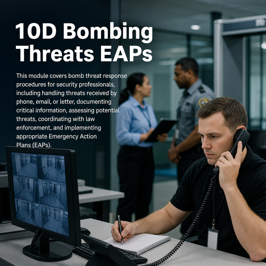 10D Bombing Threats EAPs