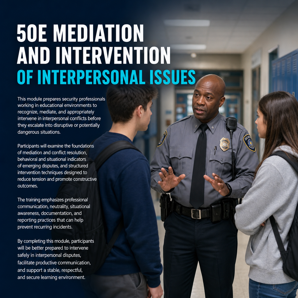 50E Mediation and Intervention of Interpersonal Issues