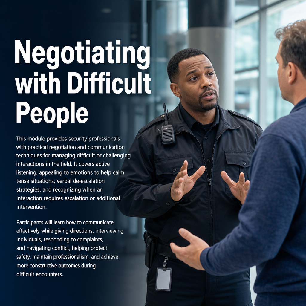 16E Negotiating with Difficult People