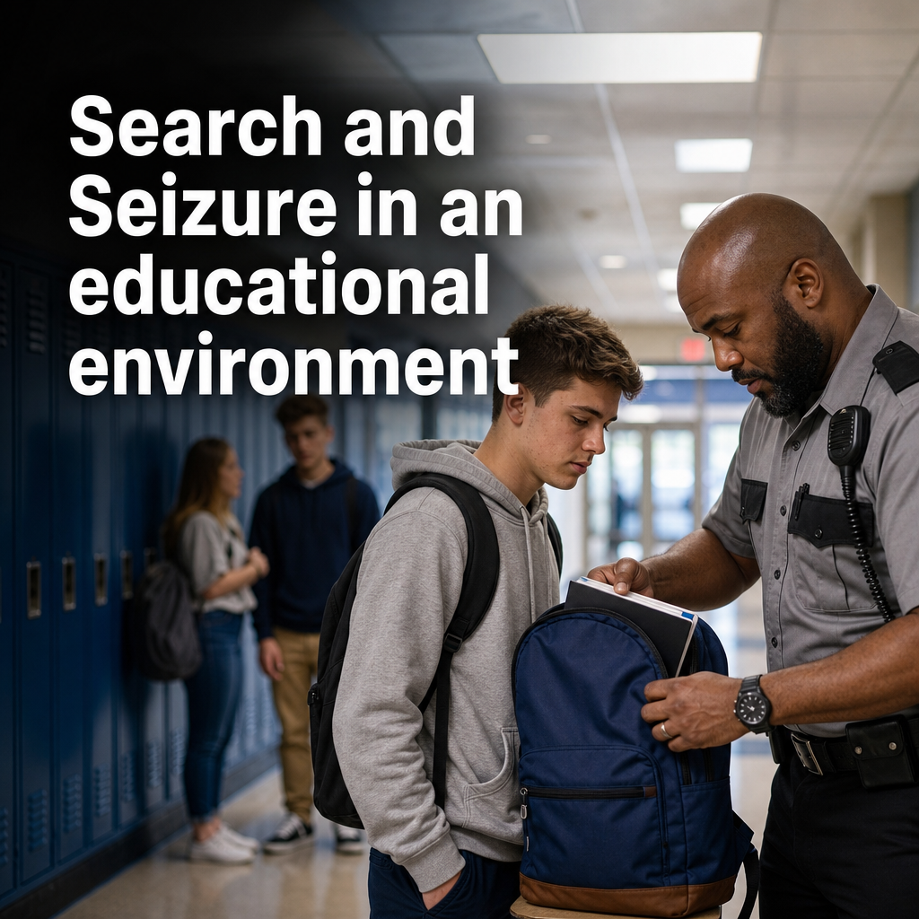 45A Search and Seizure in an educational environment