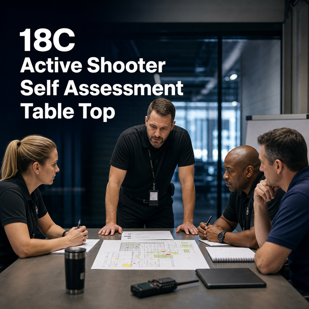 18C Active Shooter Self Assessment Table Top