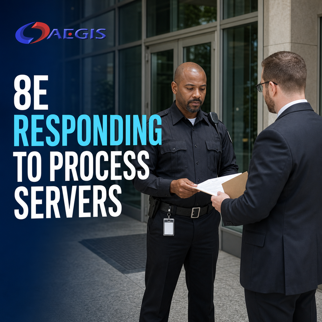 8E Responding to Process Servers