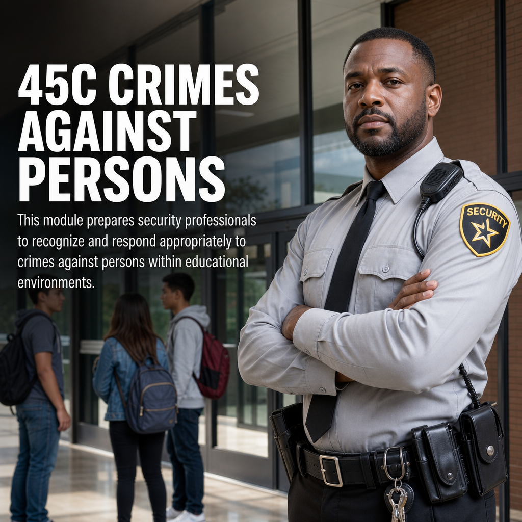 45C Crimes Against Persons