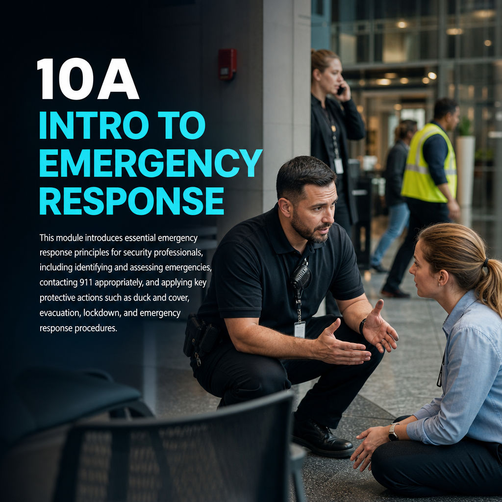 10A Intro to Emergency Response