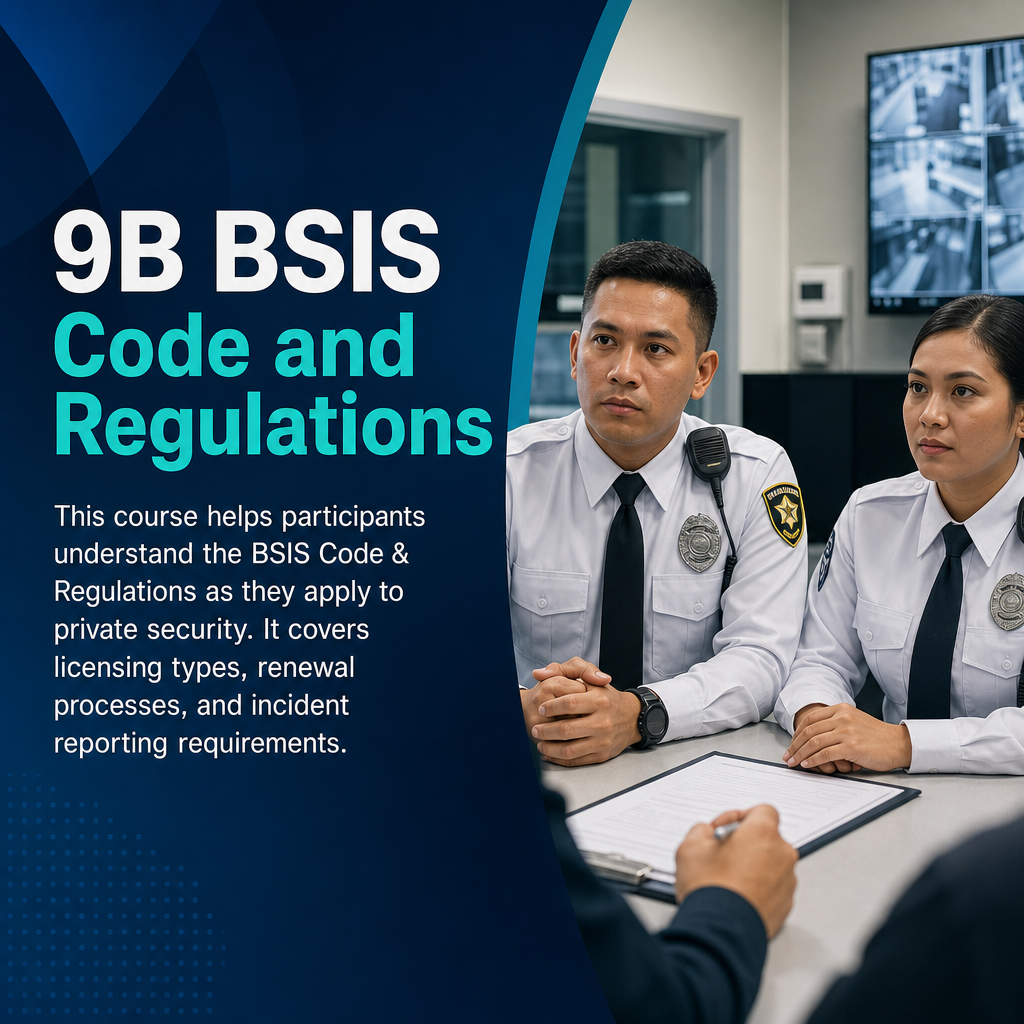 9B BSIS Code and Regulations