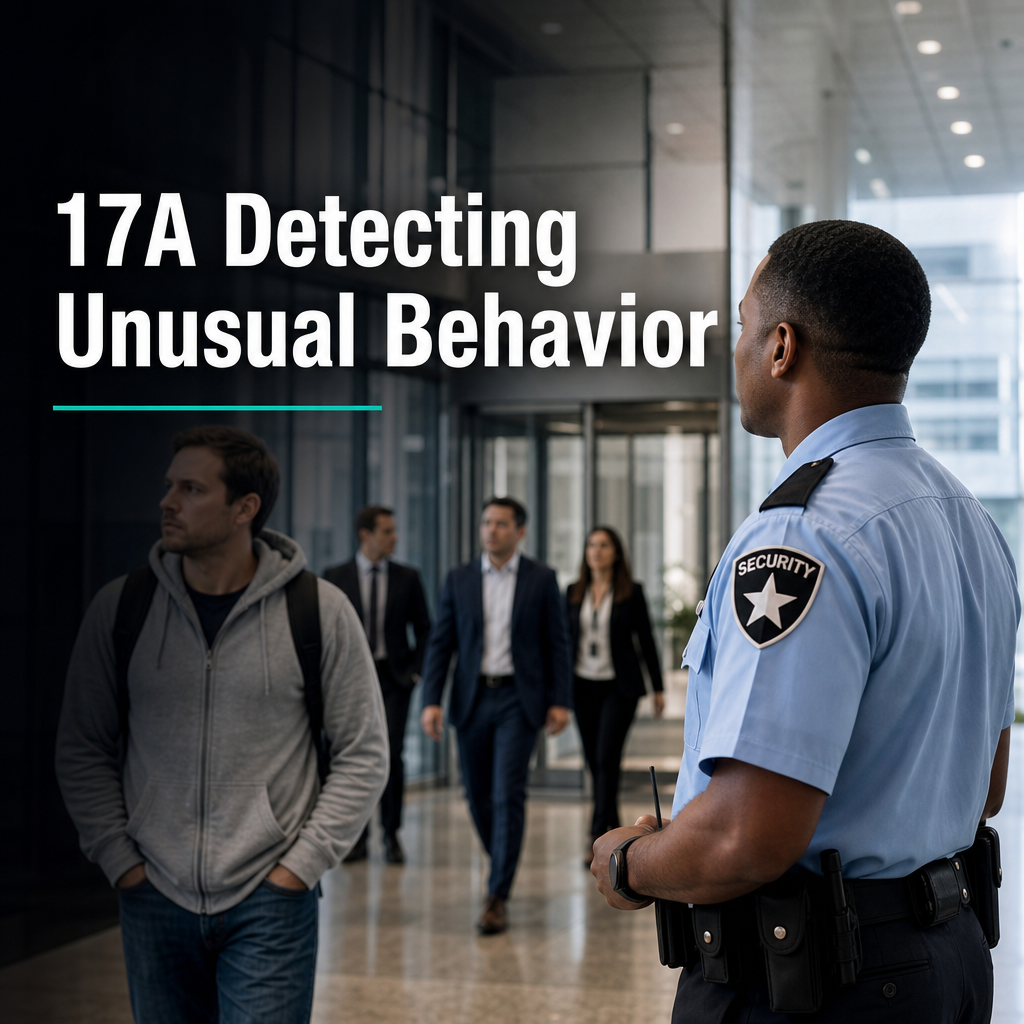 17A Detecting Unusual Behavior