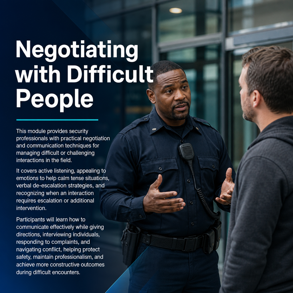 16E Negotiating with Difficult People