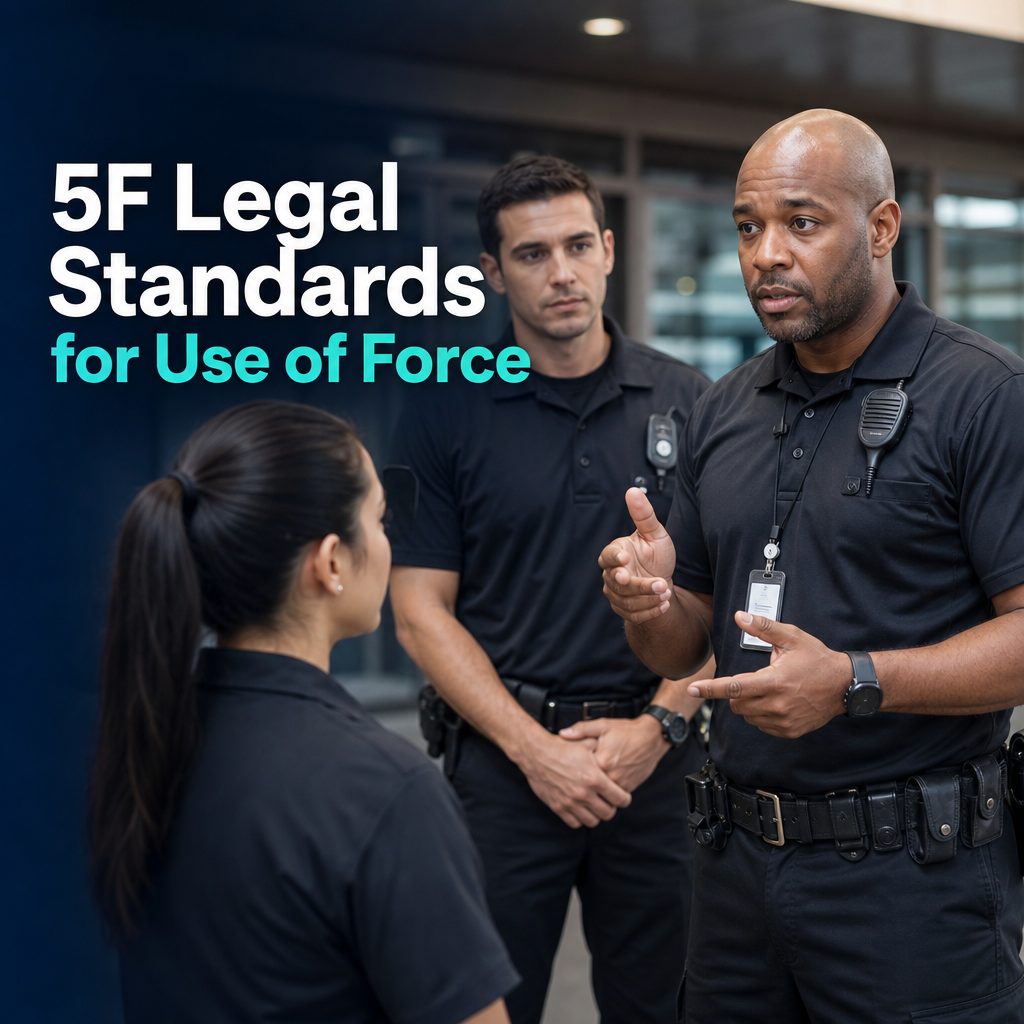 5F Legal Standards for Use of Force