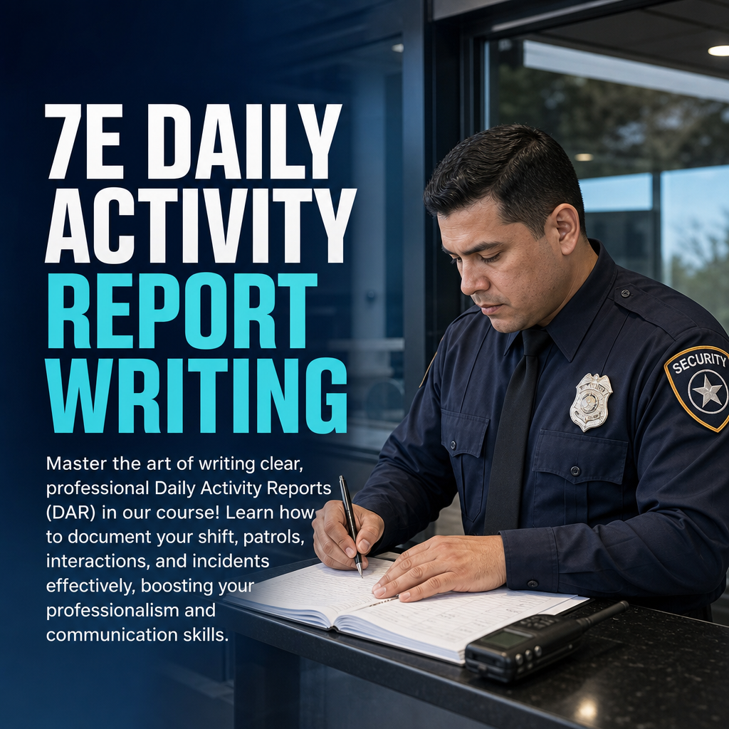7E Daily Activity Report Writing
