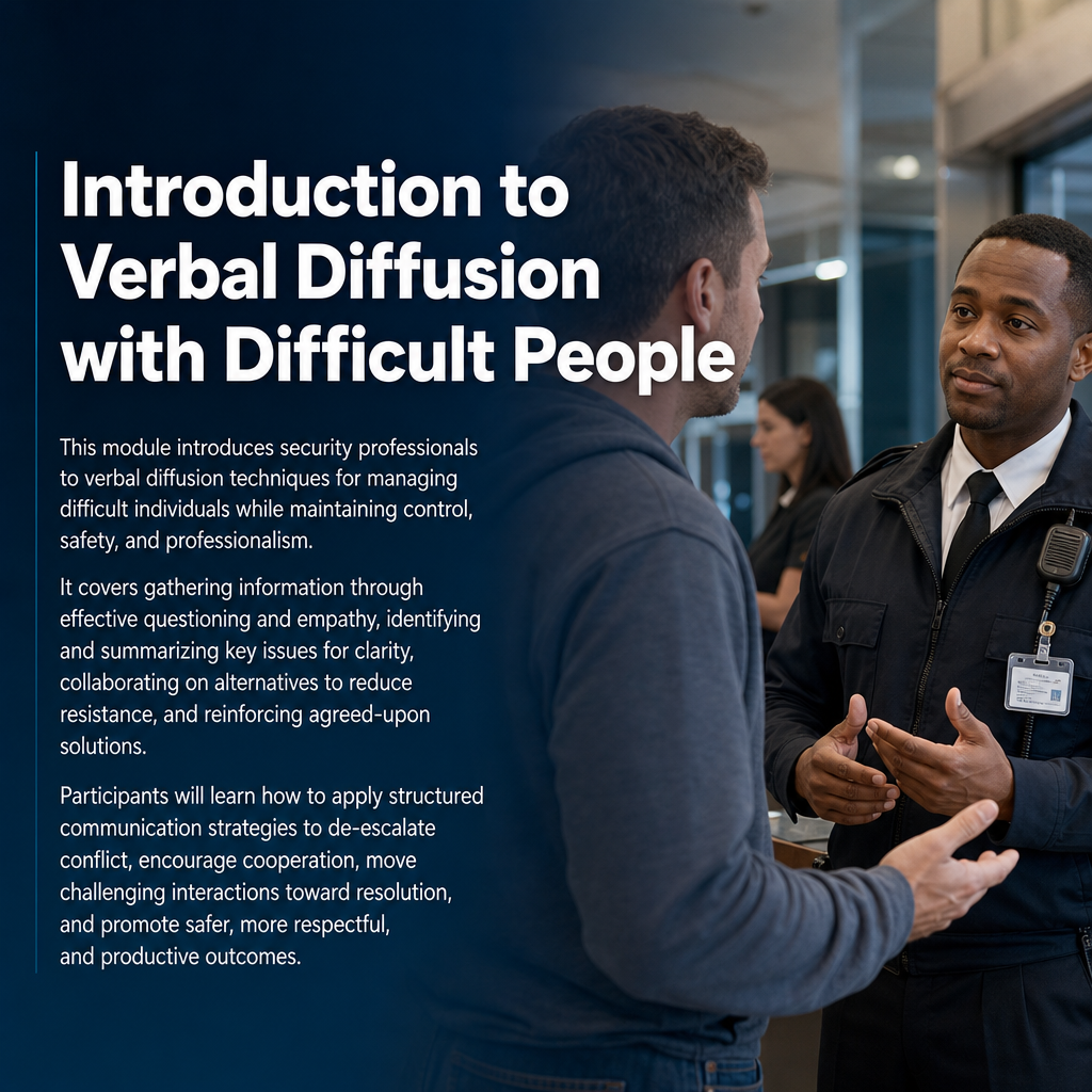 16F Introduction to Verbal Diffusion with Difficult People