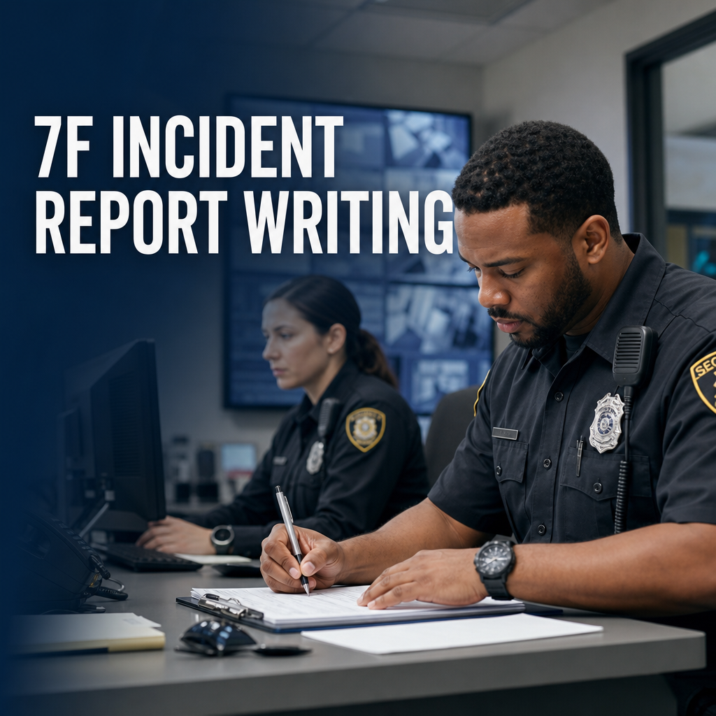 7F Incident Report Writing