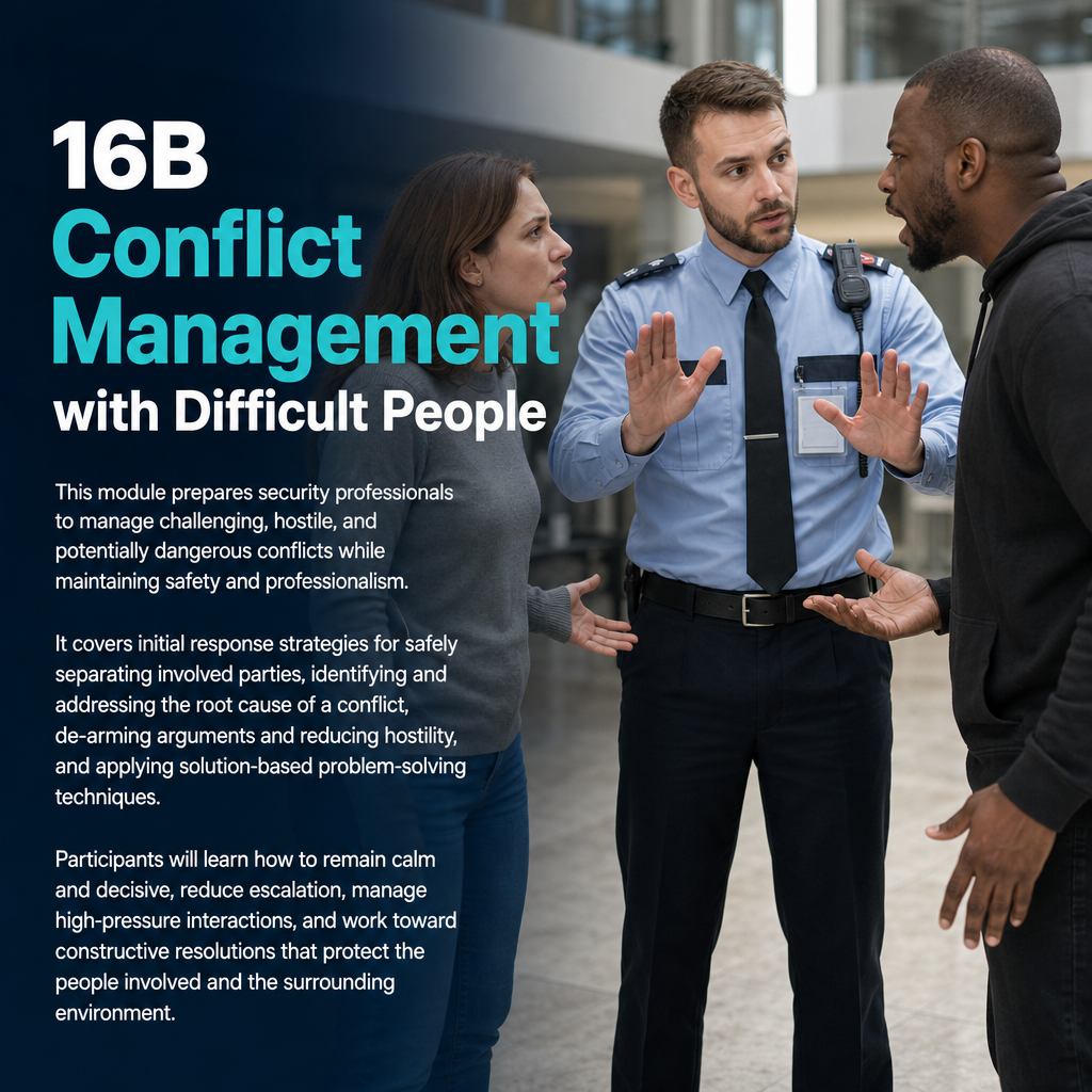 16B Conflict Management with Difficult People