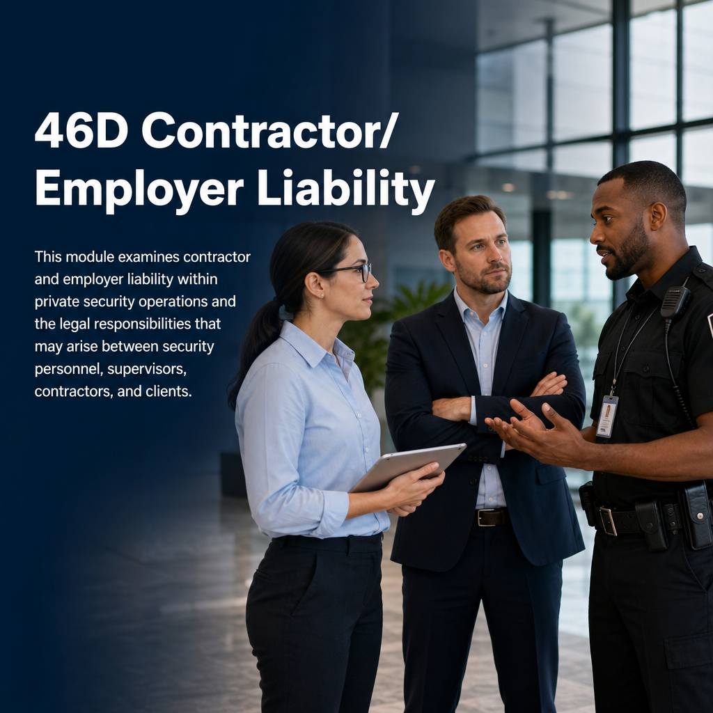 46D Contractor/Employer Liability
