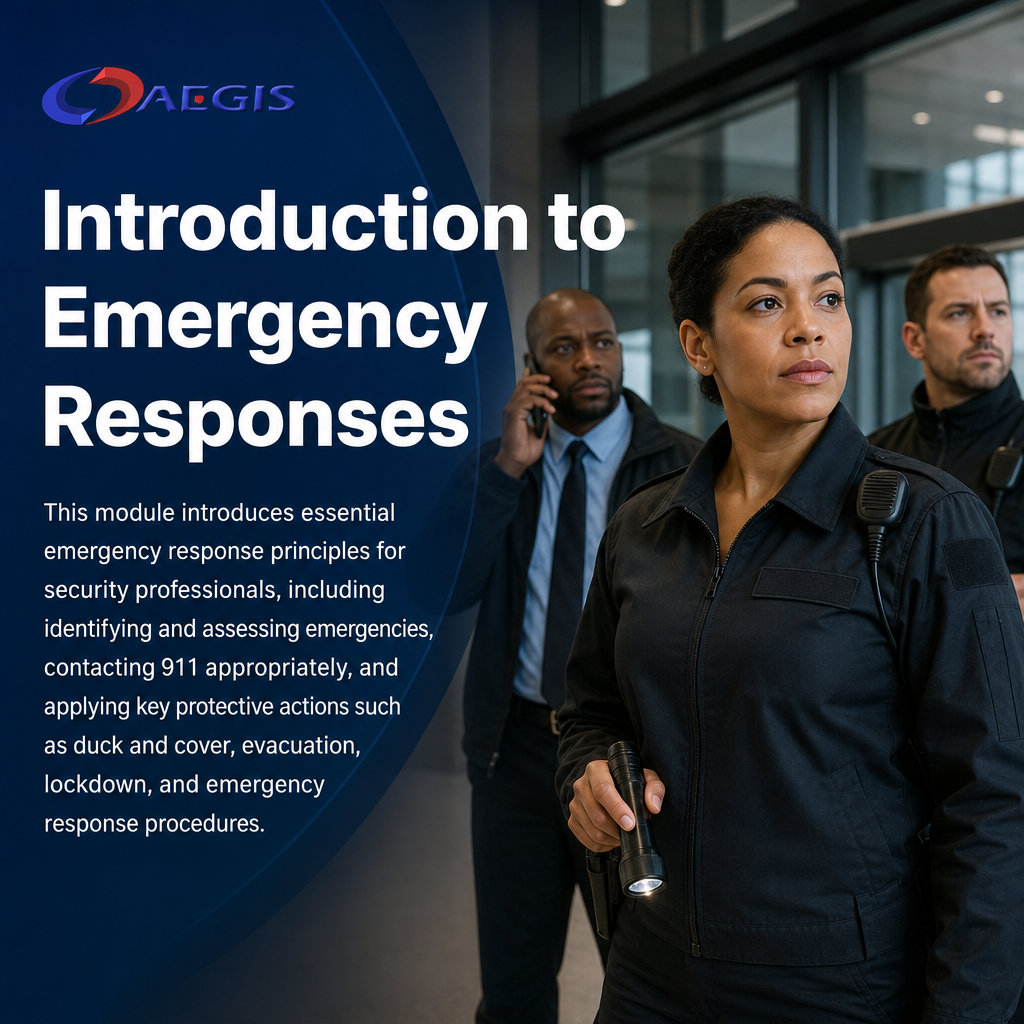10A Introduction to Emergency Responses
